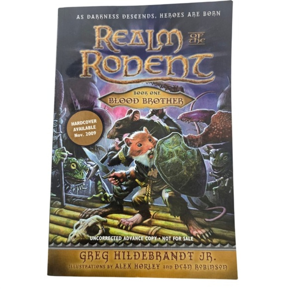 Realm of the Rodent Book One Blood Brother Greg Hildebrandt Jr Paperback 2009